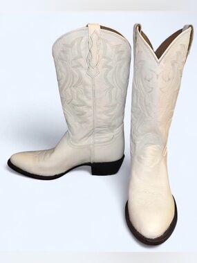 Shyanne white western boots